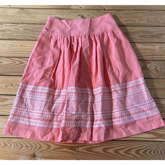NWT DE Collection Kitchen Cloth Skirt Size Small Women’s Desert Pink MSRP $36.99 - Picture 2 of 7